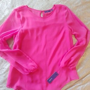 NWT hot pink blouse
